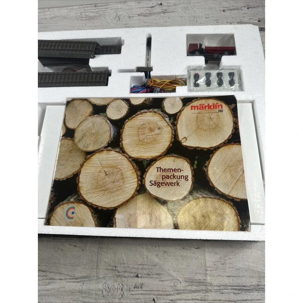 NIB Märklin HO 78020 Sawmill Theme Extension Set New Complete w/ Original Box